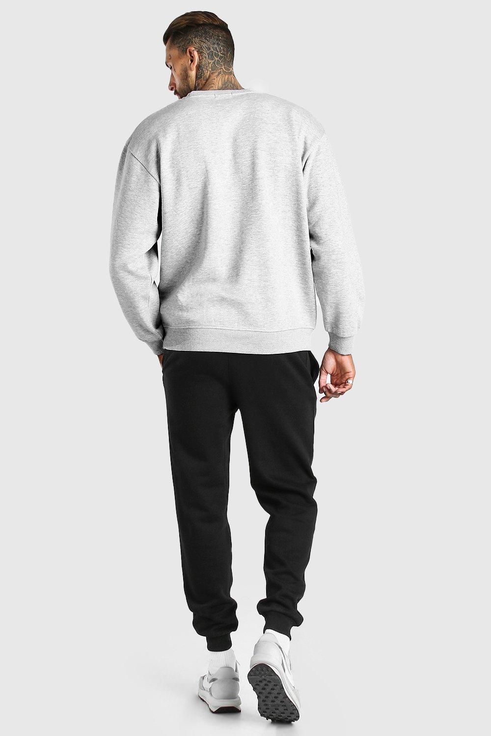 Oversized Crew Neck Sweatshirt | boohoo